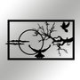 Wallity Accesorio Decorativo de Pared de Metal Negro